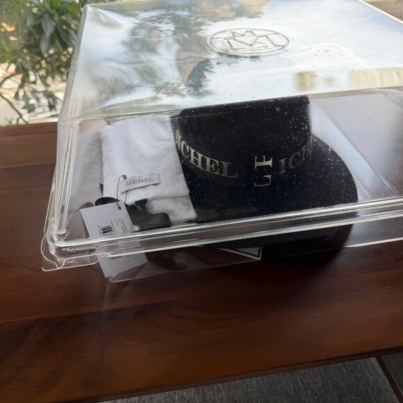 Maison Michel Virginie - Black Furfelt Hat (BRAND NEW + BRUSH) main image 4